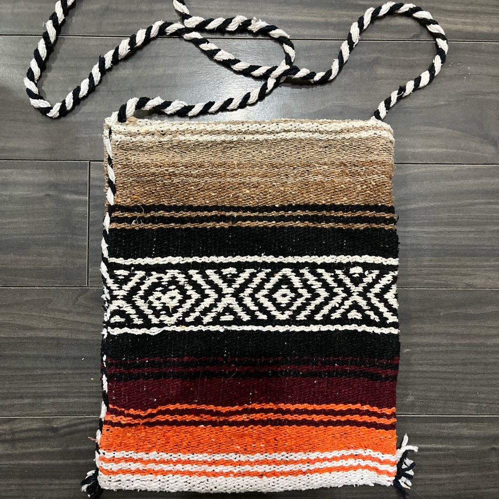 Boho Purse -Mexican blanket material